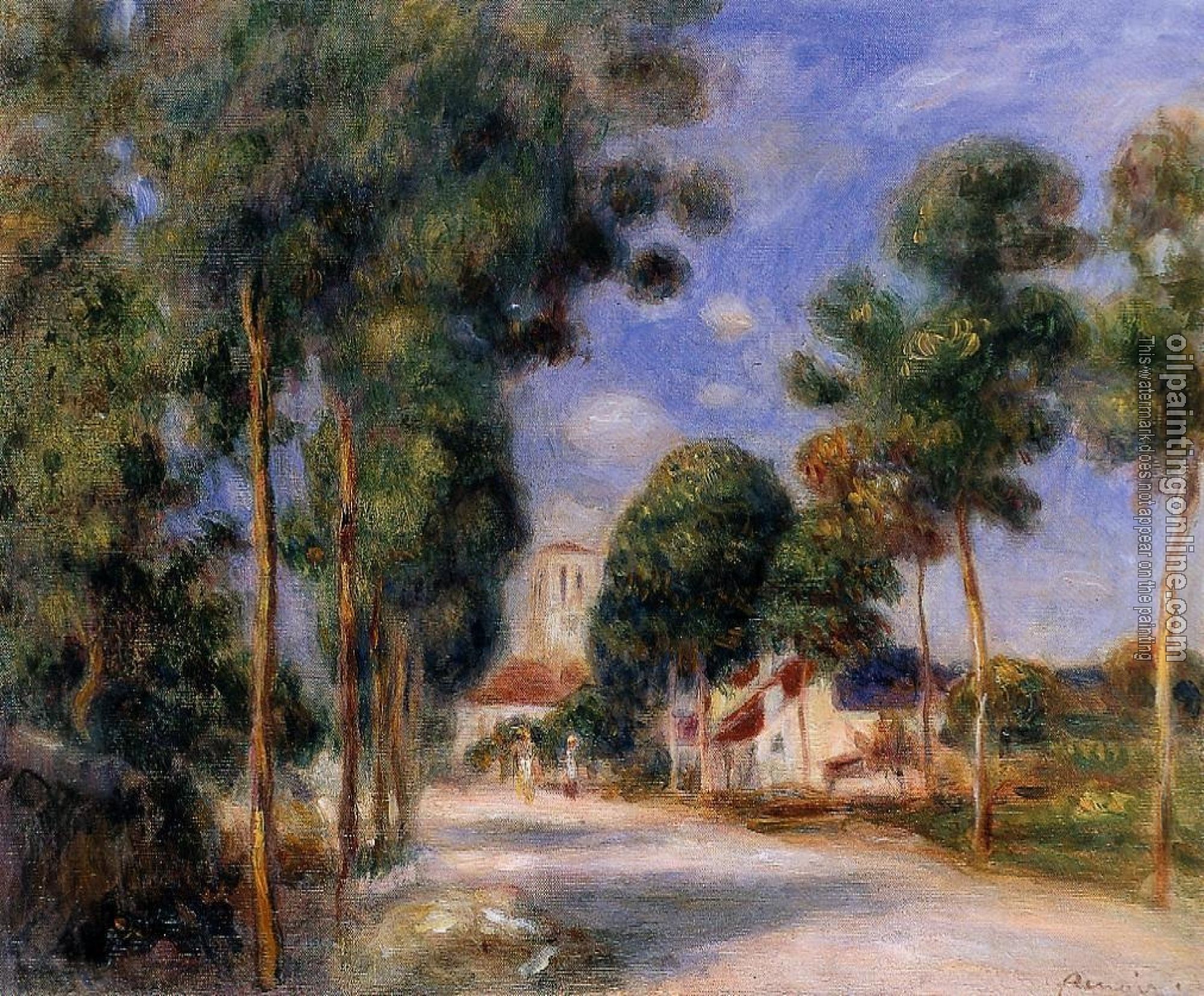 Renoir, Pierre Auguste - Entering the Village of Essoyes